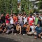Warga Perum Pondok Maritim Indah kerja bakti jaga kebersihan lingkungan