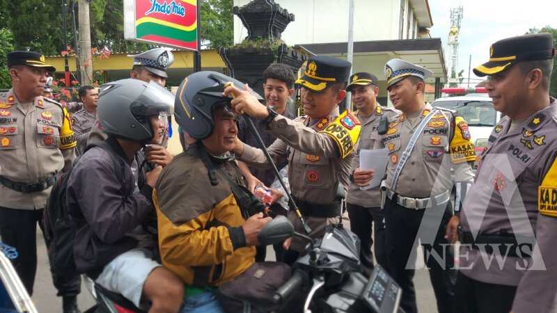 Kapolres Bondowoso AKBP Harto Agung Cahyono saat gelar Operasi Keselamatan Semeru