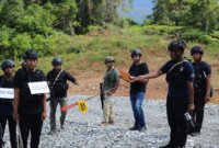 Satgas Ops Damai Cartenz gelar rekonstruksi penembakan Anggota Brimob