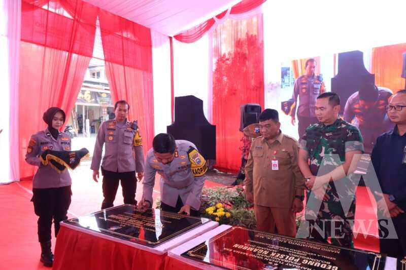 Kapolres Bojonegoro AKBP Mario saat peresmian
