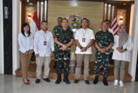 Wadan Kodiklatal Laksda TNI I Gung Putu Alit Jaya Terima Courtesy Call Kadisdikal Laksma TNI Dodi Agus P