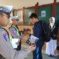 Satlantas Polres Bojonegoro edukasi pelajar terkait keselamatan berlalulintas