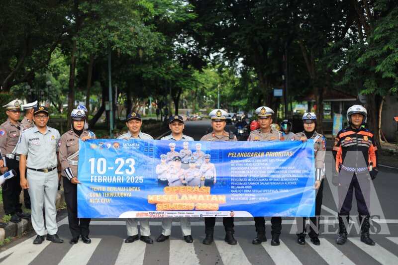 Satlantas Polres Gresik kampanye keselamatan berlalulintas