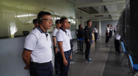 Dankodiklatal Letjen TNI Marinir Nur Alamsyah pimpin latihan menembak
