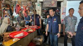 Satgas Pangan Polres Gresik sidak pasar tradisional