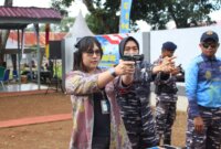 Satdik-2 Kodiklatal Makassar di HUT ke-2 gelar Fun Shooting