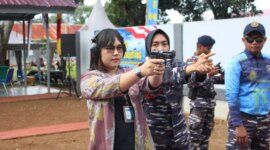 Satdik-2 Kodiklatal Makassar di HUT ke-2 gelar Fun Shooting