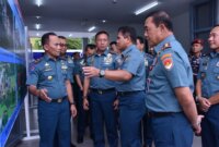 Dankodiklatal Letjen TNI Marinir Nur Alamsyah dampingi Kasal Laksamana TNI Muhammad Ali resmikan Sarpras TNI AL