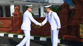 Dankodiklatal Letjen TNI Marinir Nur Alamsyah sambut Kasal Laksamana TNI Muhammad Ali