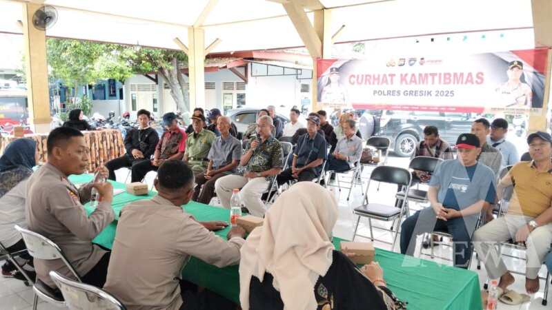 Polres Gresik Gelar Jum'at Curhat