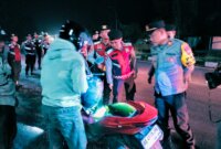 Polres Nganjuk patroli KRYD