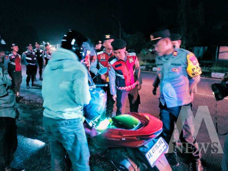 Polres Nganjuk patroli KRYD