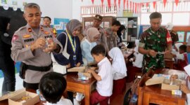 Polres Probolinggo dan mahasiswa dukung Program MBG