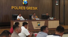 Polres Gresik Gelar Latihan Pra Operasi Pekat Semeru 2025