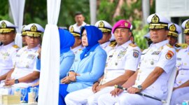 Dankodiklatal Letjen TNI Marinir Nur Alamsyah hadiri sertijab Danseskoal