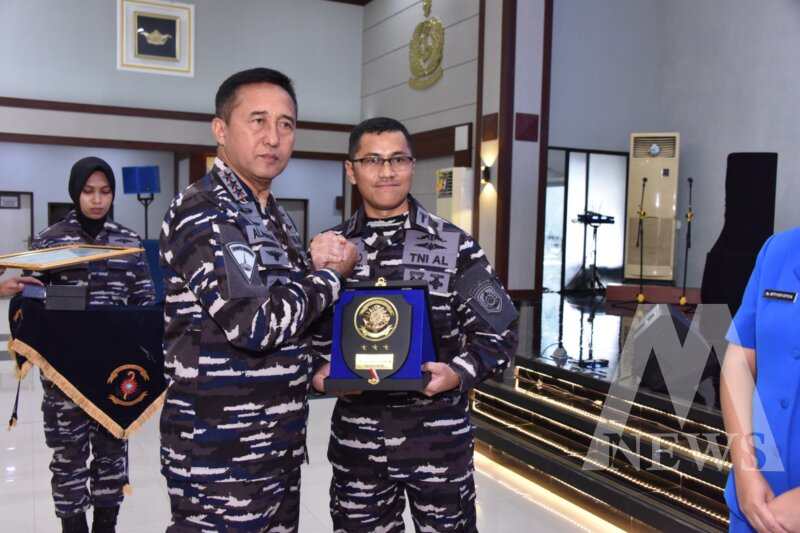 Dankodiklatal Letjen TNI Marinir Nur Alamsyah bersama PJU