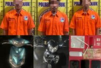 Polisi tangkap pelaku beserta barang buktinya