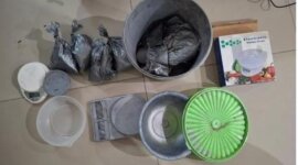 Barang bukti bubuk mercon