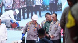 Kapolri Jenderal Pol Listyo Sigit Prabowo pimpin Groundbreaking program rumah subsidi Polri