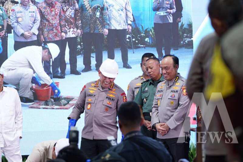 Kapolri Jenderal Pol Listyo Sigit Prabowo pimpin Groundbreaking program rumah subsidi Polri