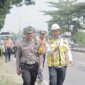 Kasatlantas Polres Gresik AKP Rizki Julianda Putera Buna Survey Jalur Blackspot dan Trouble Spot