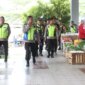 Kapolres Bojonegoro AKBP Mario Prahatinto sidak pasar tradisional