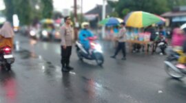 Polsek Gondang Patroli Ngabuburit jelang buka puasa