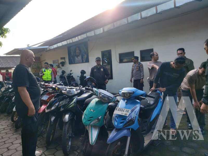 Polres Malang amankan motor balap liar