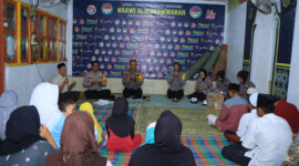 Kapolres Ngawi AKBP Dwi Sumrahadi Rakhmanto saat Safari Ramadhan