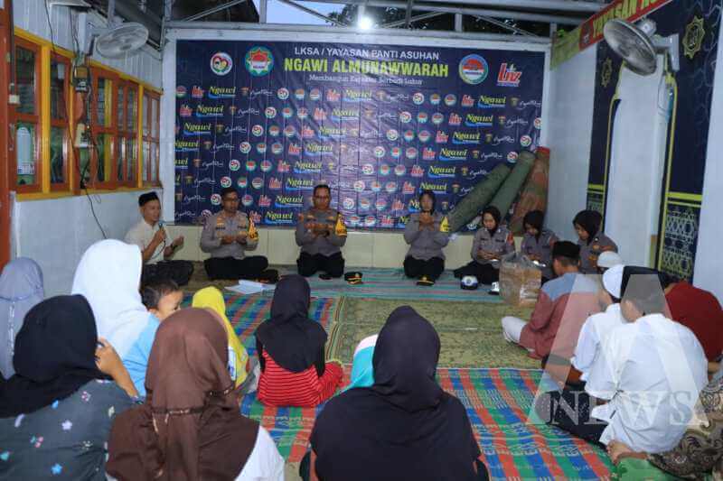 Kapolres Ngawi AKBP Dwi Sumrahadi Rakhmanto saat Safari Ramadhan