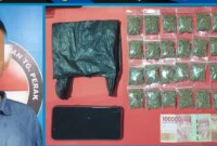 Polisi tangkap tersangka beserta barang buktinya