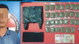 Polisi tangkap tersangka beserta barang buktinya