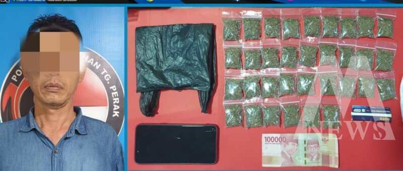 Polisi tangkap tersangka beserta barang buktinya