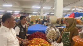 Satgas pangan Polres Ngawi sidak pasar tradisional