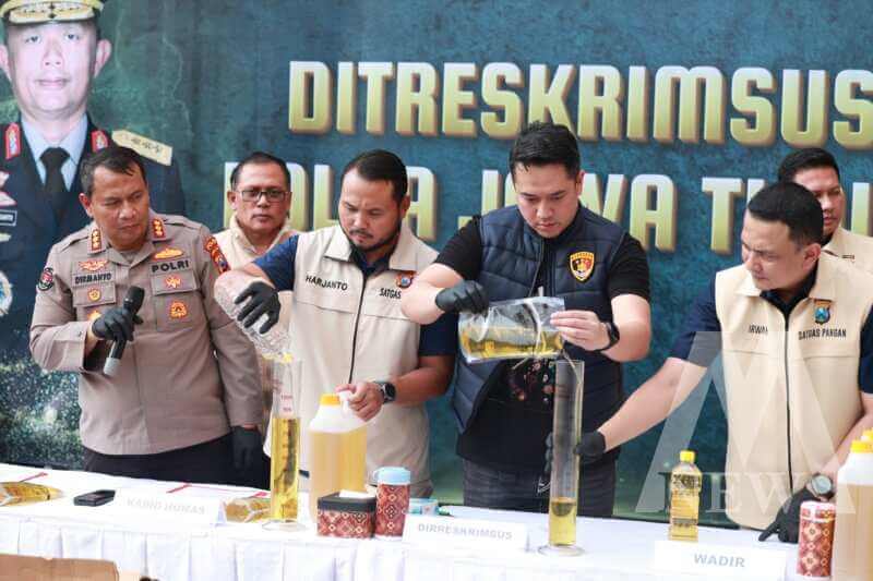 Ditreskrimsus Polda Jatim Ungkap Modus MinyaKita Palsu