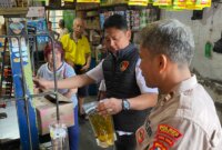 Satgas Pangan Polres Nganjuk sidak ke pasar tradisional