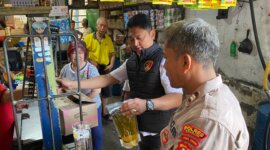 Satgas Pangan Polres Nganjuk sidak ke pasar tradisional