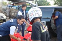 Satreskrim Polres Pelabuhan Tanjung Perak bagi takjil