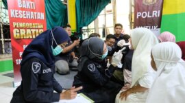 Polres Tanjung Perak Gelar Bakti Kesehatan di Panti Asuhan Rumah Harapan