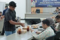 Polres Nganjuk ikuti zoom meeting bersama Kapolri