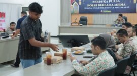 Polres Nganjuk ikuti zoom meeting bersama Kapolri