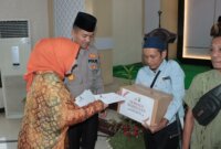 Kapolres Nganjuk AKBP Siswantoro santuni Yatim Piatu