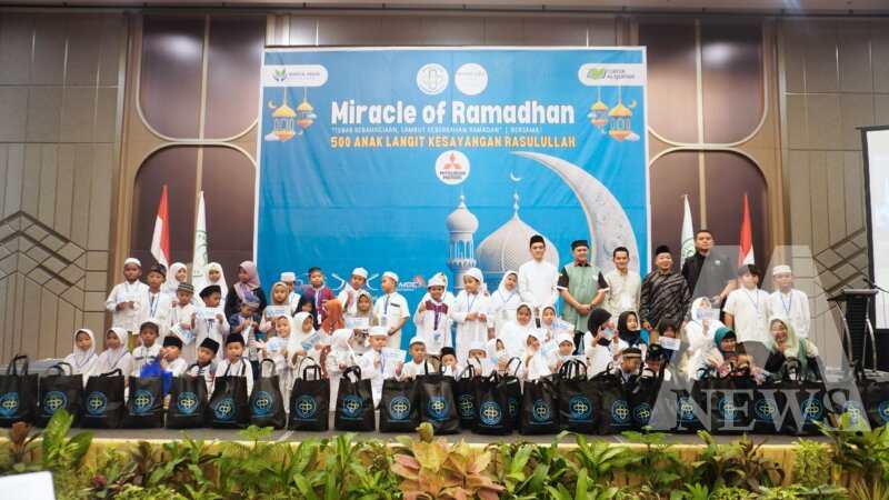 Miracle of Ramadhan berbagi kebahagiaan ke anak Yatim Piatu