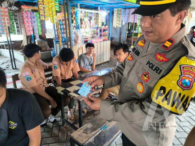 Polres Nganjuk patroli KRYD