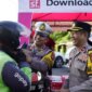 Wakapolres Kompol Danu didampingi Kasatlantas Polres Gresik AKP Rizki