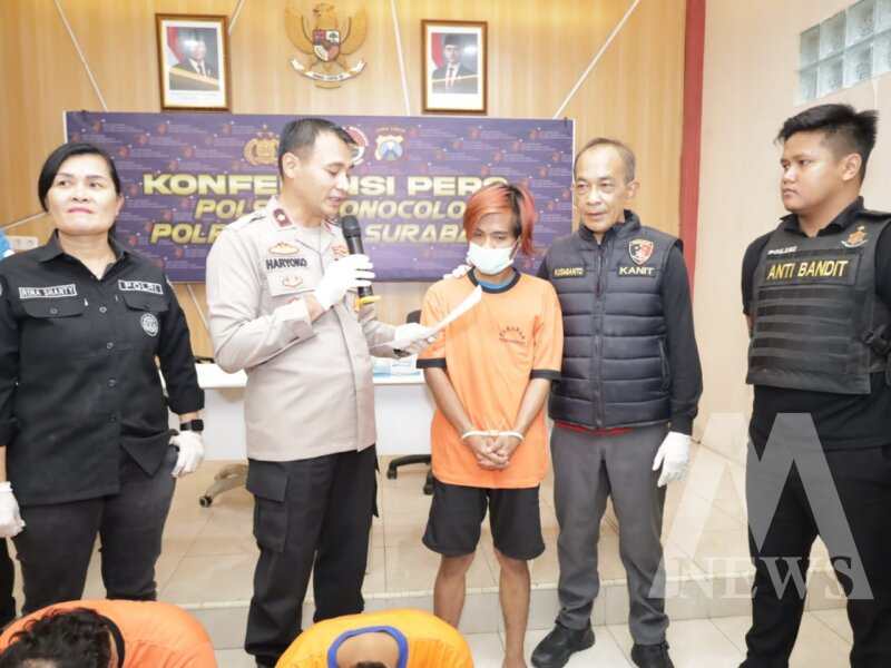 Polisi tangkap pelaku Curanmor beserta barang buktinya