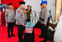 Kapolri Jenderal Pol Listyo Sigit Prabowo saat bazar Ramadhan Polri Presisi di Surabaya