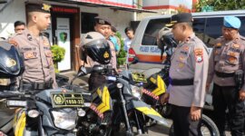 Polres Pelabuhan Tanjung Perak apel gelar pasukan Operasi Ketupat Semeru 2025