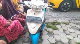 Motor hasil curian yang diamankan Polisi