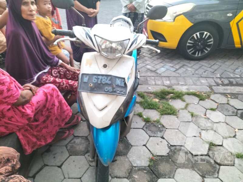 Motor hasil curian yang diamankan Polisi